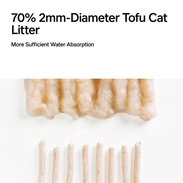 PIDAN Tofu Cat Litter (Pure Tofu) 2.4kg per bag - 4 Bags