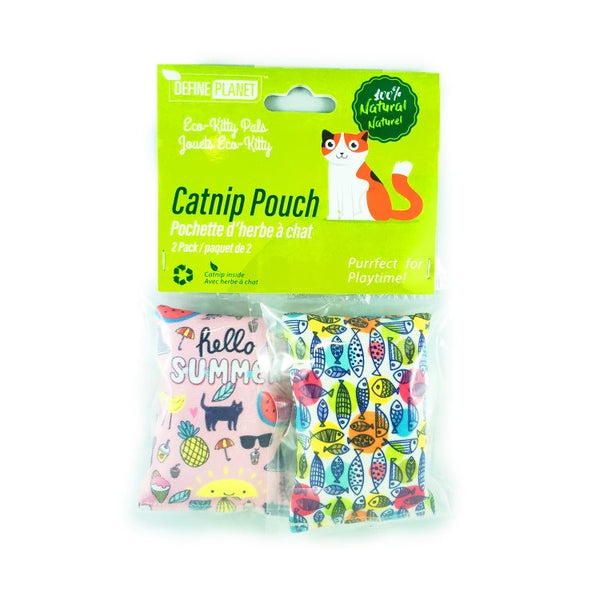 DEFINE Planet Catnip Pouch 2 pack