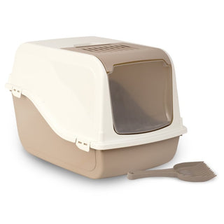 BERGAMO Litter Pan Ariel Litter Box with Filter - 2 Colours