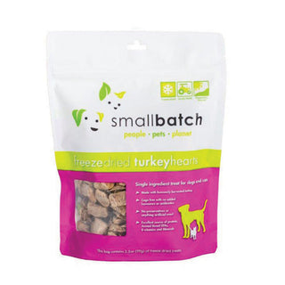 SMALLBATCH Freeze Dried Turkey Hearts 3.5oz