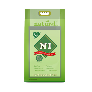 Nature1 - Tofu Clumping Litter - Charcoal - 2.85kg