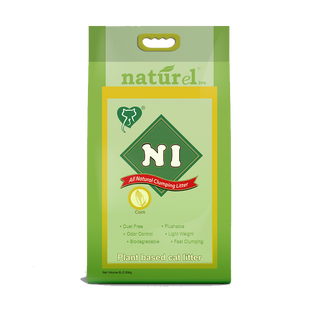 Nature1 - Tofu Clumping Litter - Corn - 2.85kg