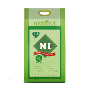 Nature1 - Tofu Clumping Litter - Green Tea - 2.85kg