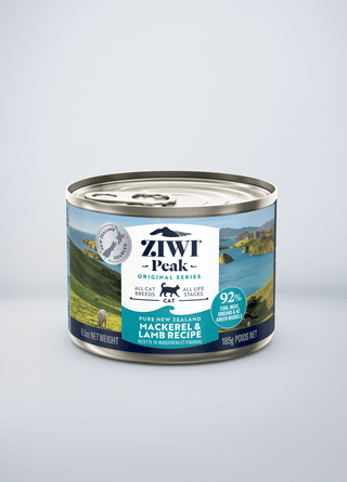 ZIWI Peak Cat Wet Food Mackerel and Lamb 85g/185g