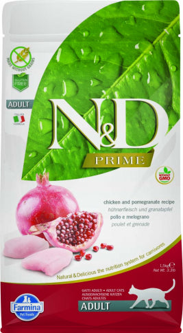 FARMINA N&D PRIME Adult Cat Food - Chicken and Pomegranate