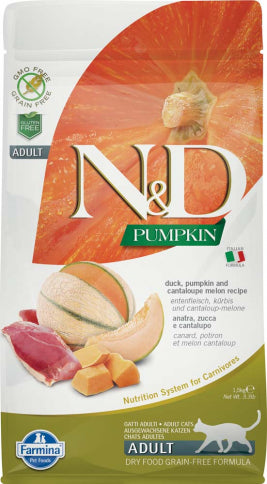 FARMINA N&D Adult Cat Food - Duck Cantaloupe and Pumpkin