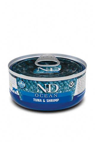 FARMINA N&D OCEAN Cat Wet Food -  Salmon, Codfish and Shrimp