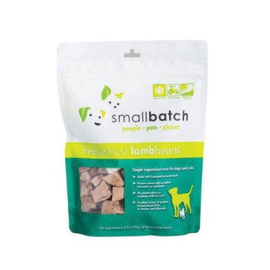 SMALLBATCH Freeze Dried Lamb Hearts 3.5oz