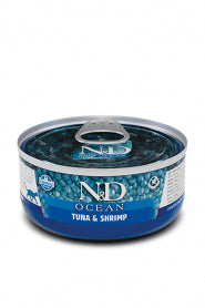 FARMINA N&D OCEAN Cat Wet Food -  Tuna and Shrimp