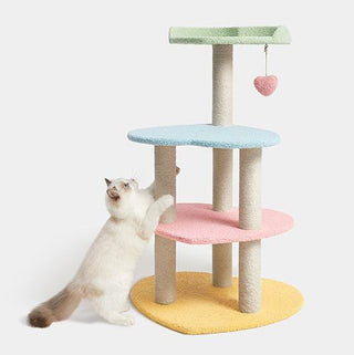 Vetreska Heart Shaped Cat Climbing Tree - Catoro Pets