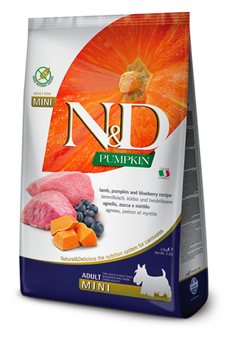 Farmina N&D Pumpkin MINI Dog Food - Lamb & Blueberry