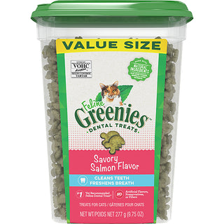 Greenies Dental Treat Savory Salmon 9.75OZ Cat