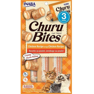 INABA Churu Bites Cat Chicken Wraps 3pk 1.05oz