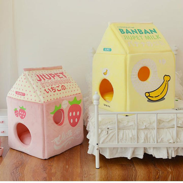 Strawberry Milk Cat House - Catoro Pets