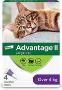 Advantage II Cats 4kg+