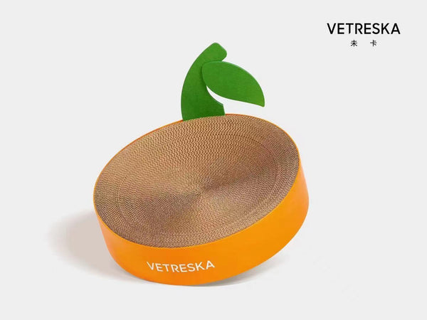 Vetreska Cat Scratching Bed - Orange - Catoro Pets