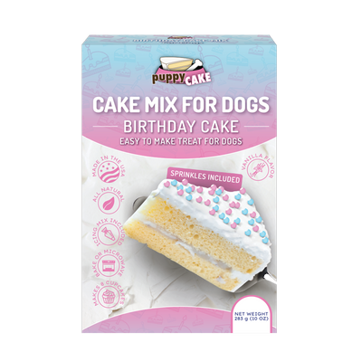 Puppy Cake - Birthday Cake with Sprinkles