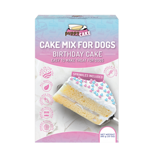 Puppy Cake - Birthday Cake with Sprinkles