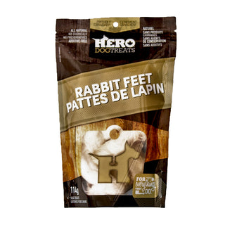 HERO Dog Treat Rabbit Feet