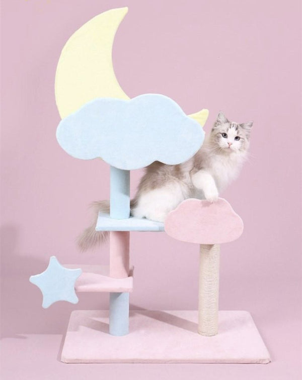 Starry Night Cat Climbing Tree - Catoro Pets