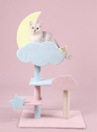 Starry Night Cat Climbing Tree - Catoro Pets