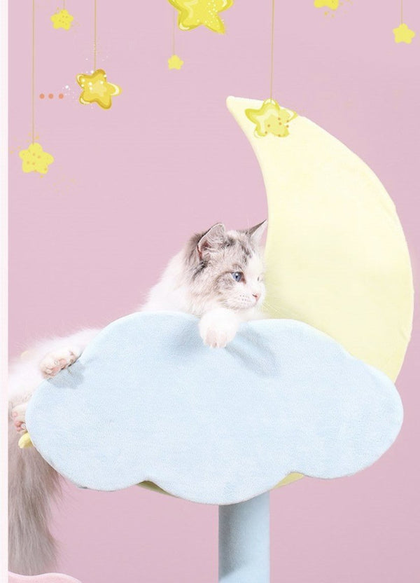 Starry Night Cat Climbing Tree - Catoro Pets