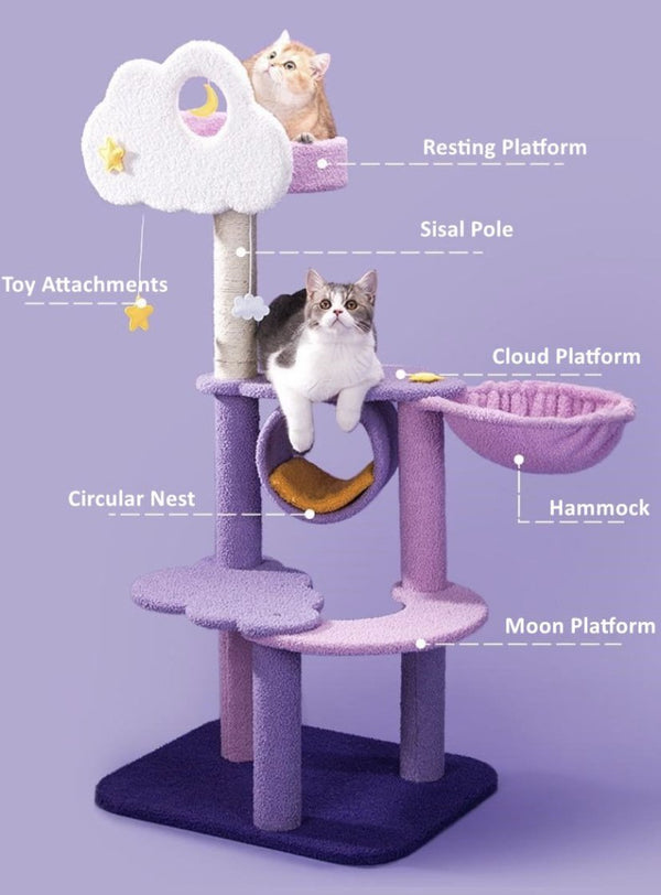 Moonlight Cat Climbing Tree - Catoro Pets