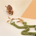 Snake Shaped Cat Teaser Wand - Catoro Pets