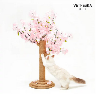 Vetreska Cherry Blossom Cat Tree Scratcher - Catoro