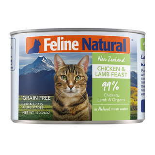 Feline Natural - Chicken & Lamb Can 170g