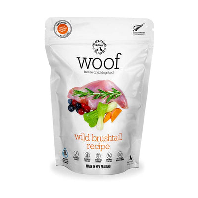 NZ Natural Pet Food Co - Freeze Dried - Food - Woof - Wild Brushtail 280g