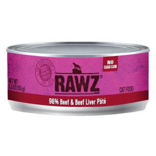 RAWZ Cat 96% Beef & Beef Liver Pate