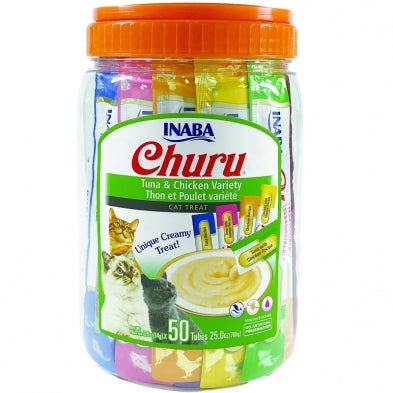 INABA Churu Puree Tuna & Chicken 50pk 0.5 oz