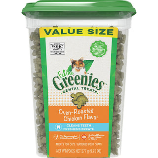 Greenies Dental Treat Oven Roasted Chicken 9.75OZ Cat