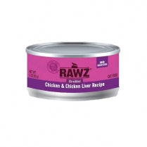 RAWZ Cat Shredded Chicken & Chicken Liver Recipe 18/3 oz.