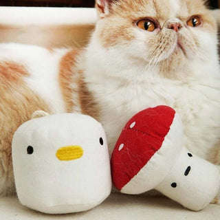 Little Chicken Series Catnip Plush Toy Set - Catoro Pets