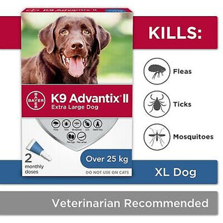 Advantix II XL Dog 2ds 4ml - 超過 25kg - 2 件裝