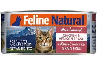 Feline Natural- 雞肉和鹿肉罐頭 85g 3oz